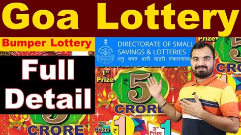 goa queen lottery chart|Goa State Lottery.